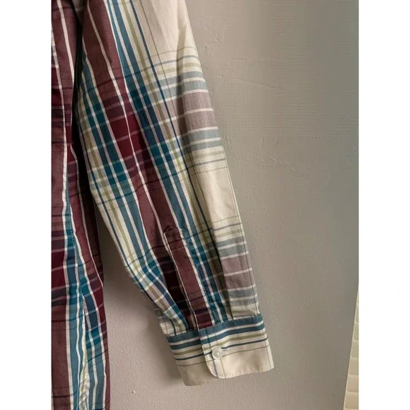 Orvis Womens Button Down Shirt Lot of 2 Plaid and Blue Long Sleeve Tops Small - Picture 9 of 13